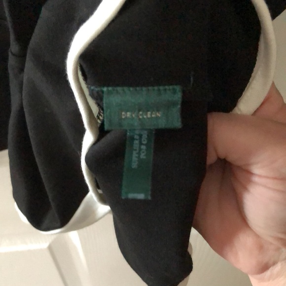 Lauren by Ralph Laure black peplum top - Picture 3 of 5